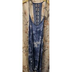 Solitaire Swim Cover Up Hippie Boho Tie Dye  NWT Sz XL